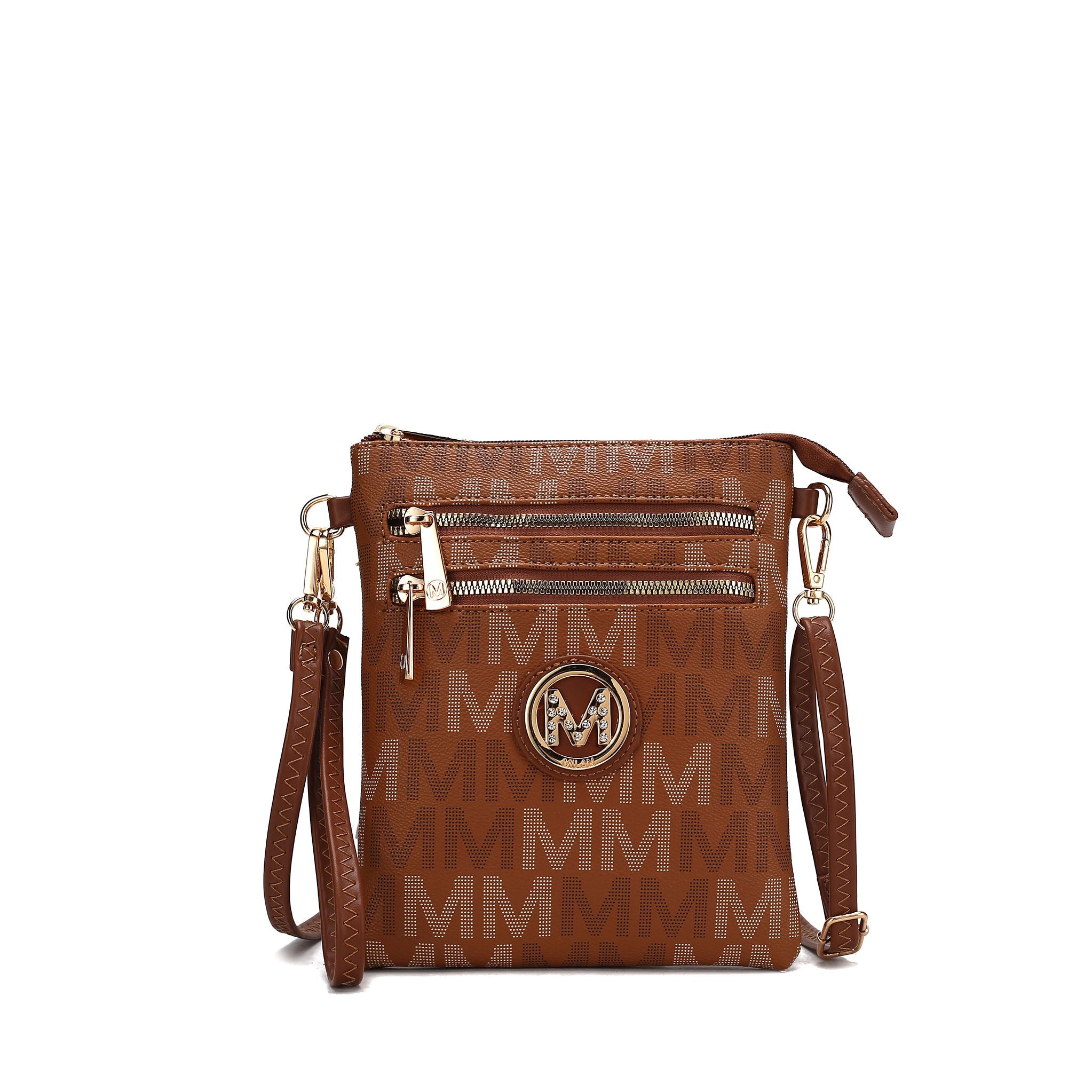 Gaia Milan Signature Crossbody Bag - Image 9