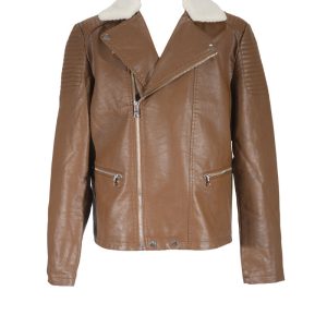 Faux Leather Biker Jacket