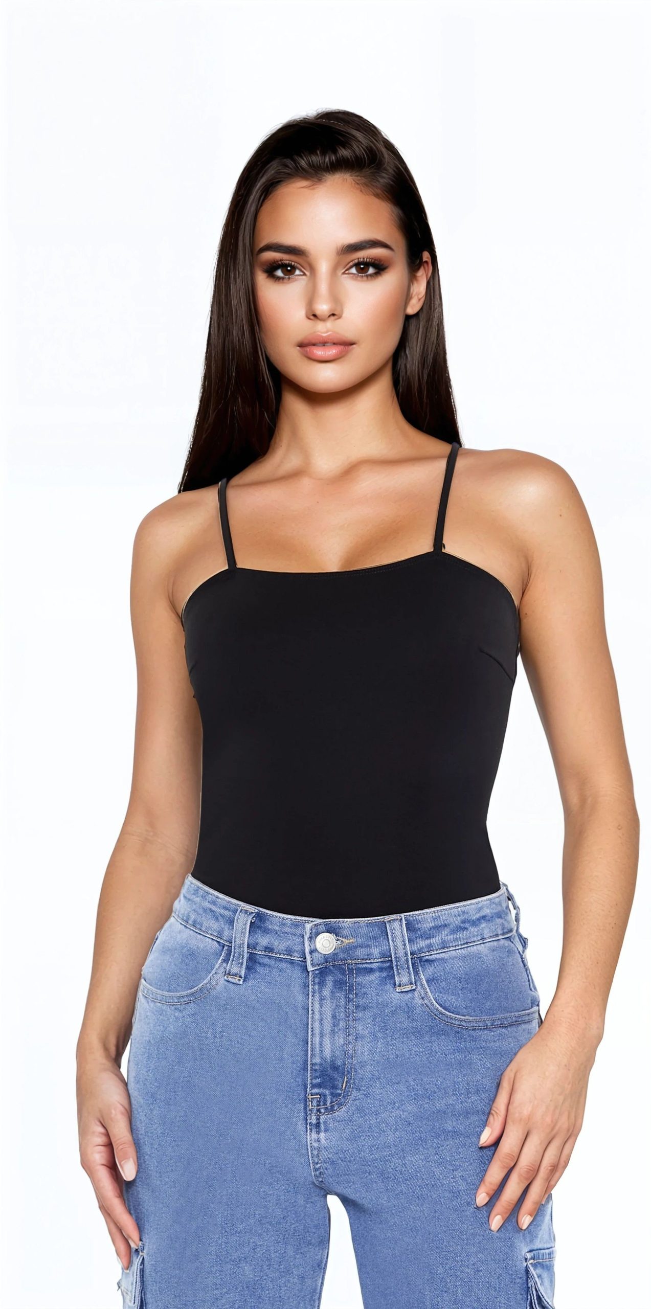 Ponte Knit Cami Bodysuit
