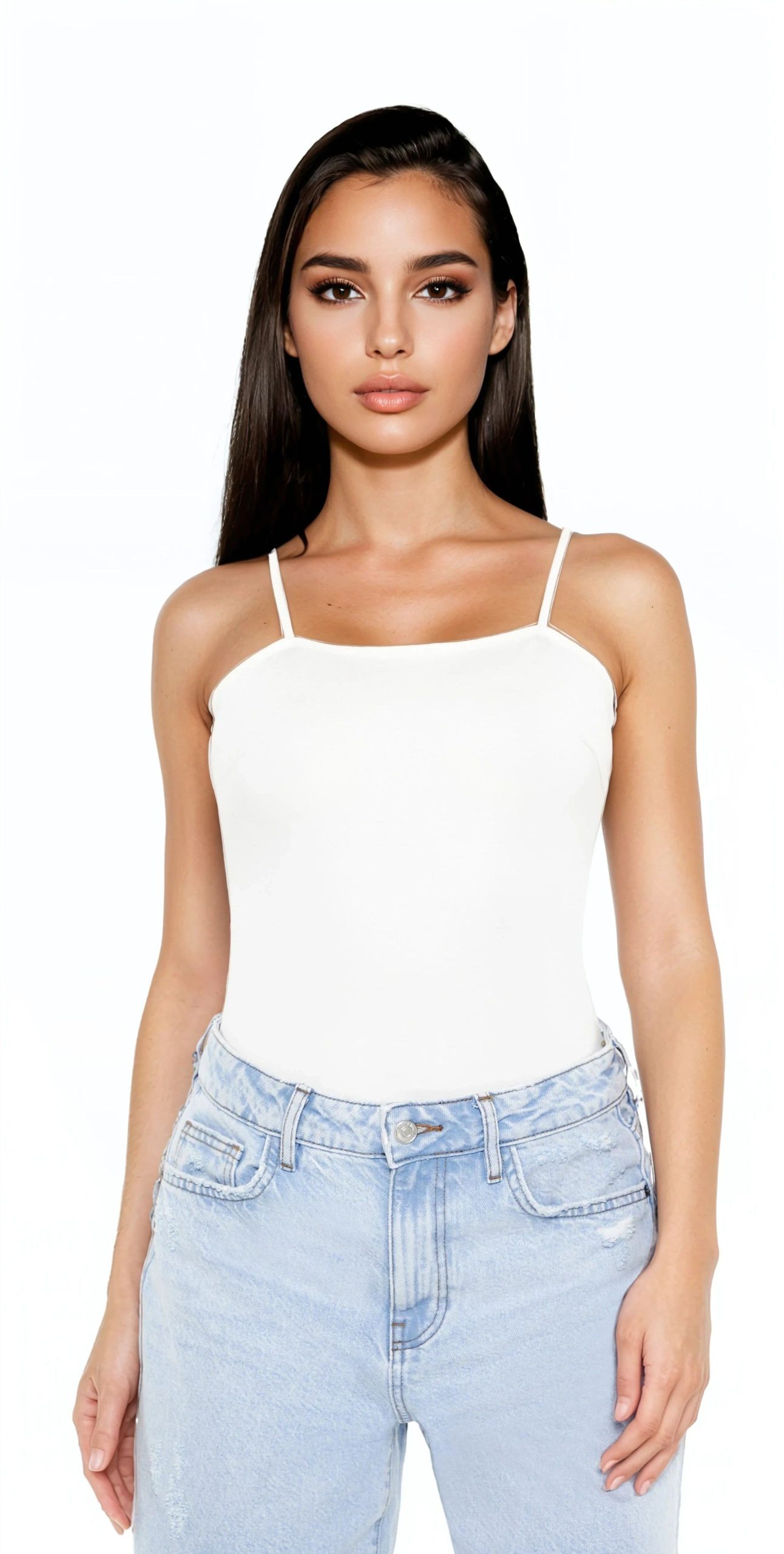 Ponte Knit Cami Bodysuit - Image 6