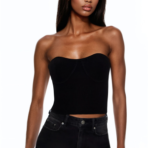 Sweater-Knit Tube Top