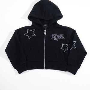 Kids Bratz Rhinestone Star Hoodie