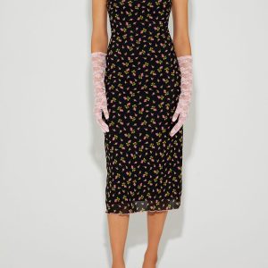 Betsey Johnson Floral Midi Dress