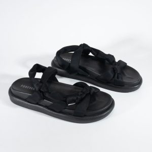 Knotted Platform Sandals