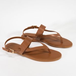 Crisscross Toe-Loop Sandals