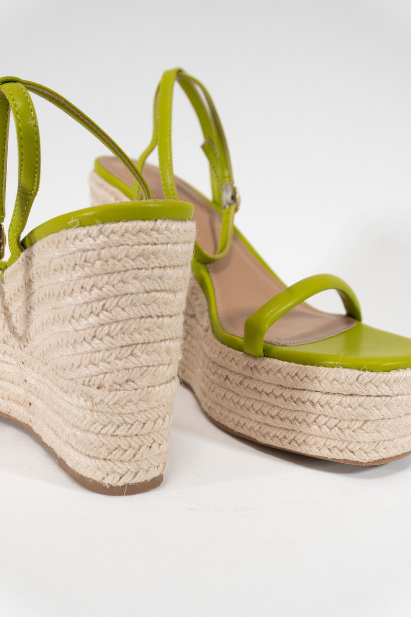 Strappy Wedge Sandals - Image 2