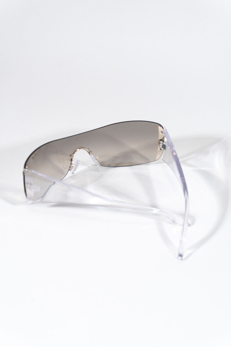 Clear Aviator Sunglasses - Image 6