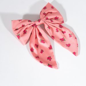 Floral Print Hair Bow
