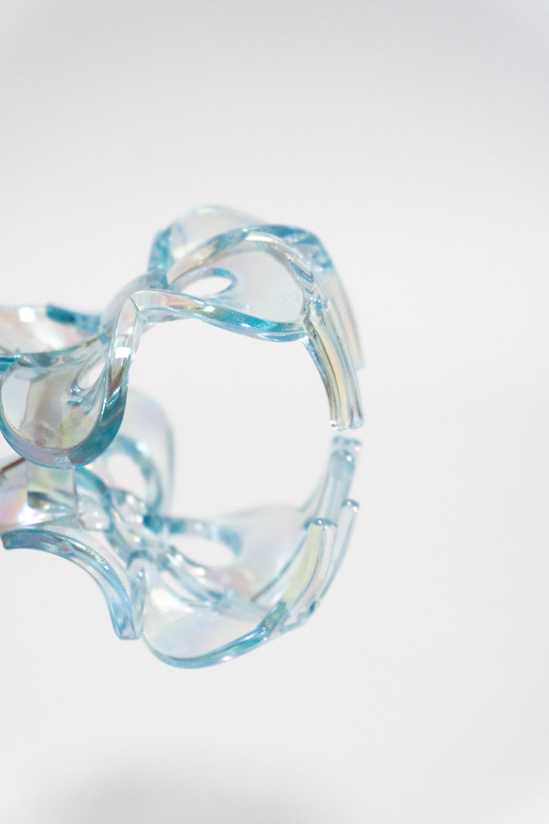 Iridescent Flower Hair Claw Clip - Image 2