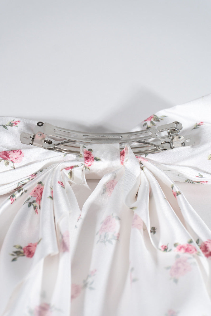 Printed Bow Hair Clip - Image 5