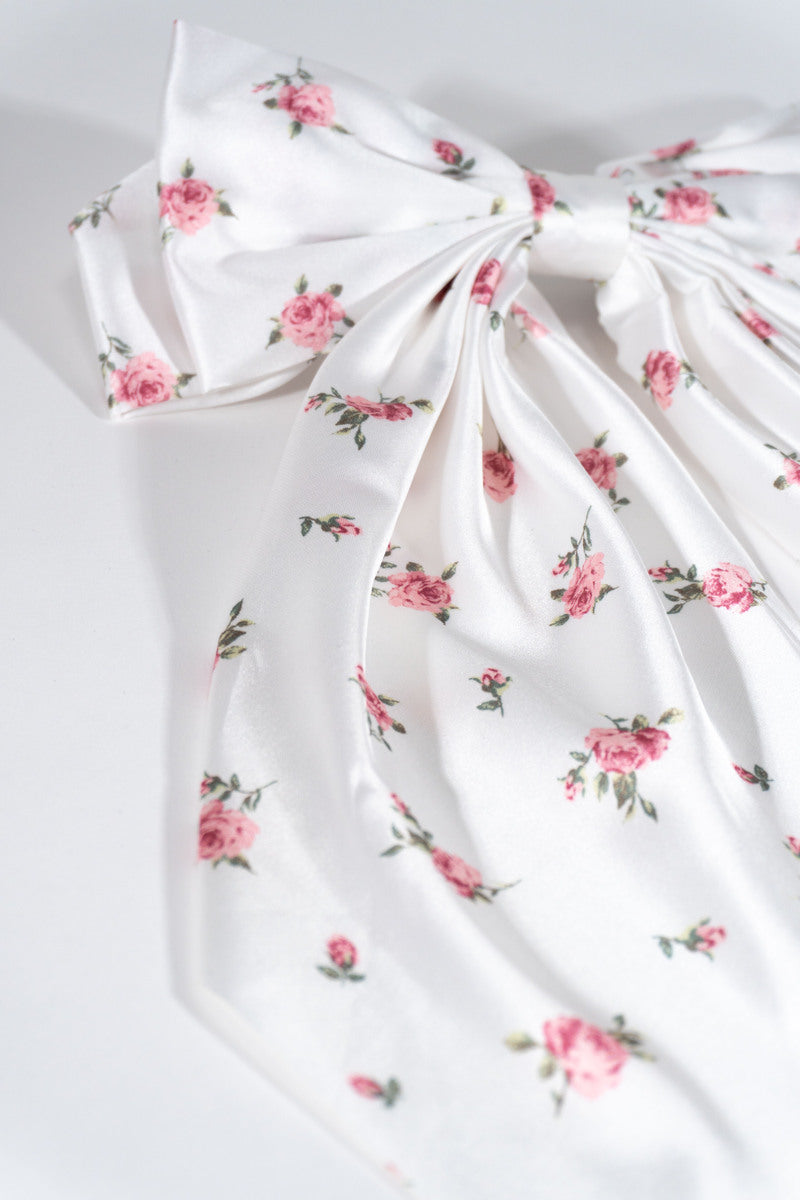 Printed Bow Hair Clip - Image 6