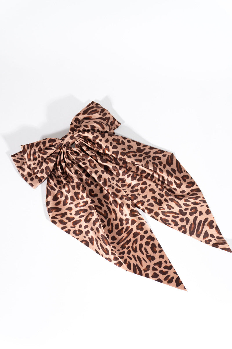 Printed Bow Hair Clip