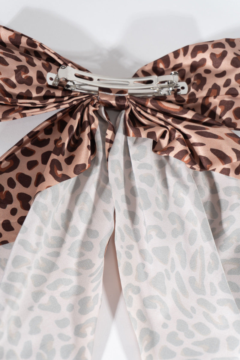 Printed Bow Hair Clip - Image 3