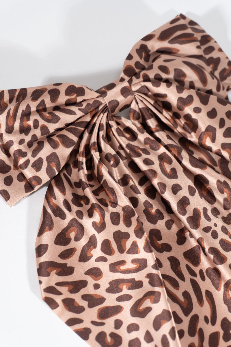 Printed Bow Hair Clip - Image 2