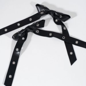 Accented Bow Hair Clips