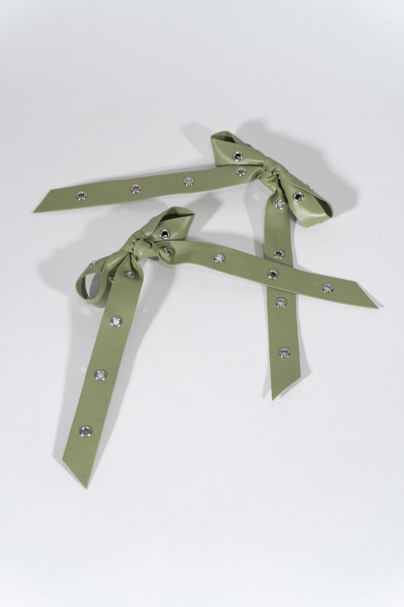 Accented Bow Hair Clips - Image 4