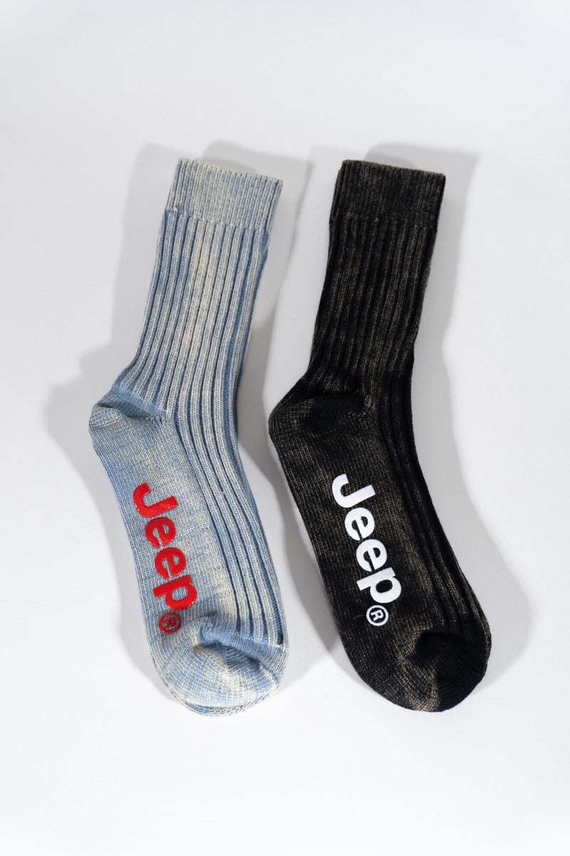 Jeep? Ribbed Crew Socks ?C 2 Pack