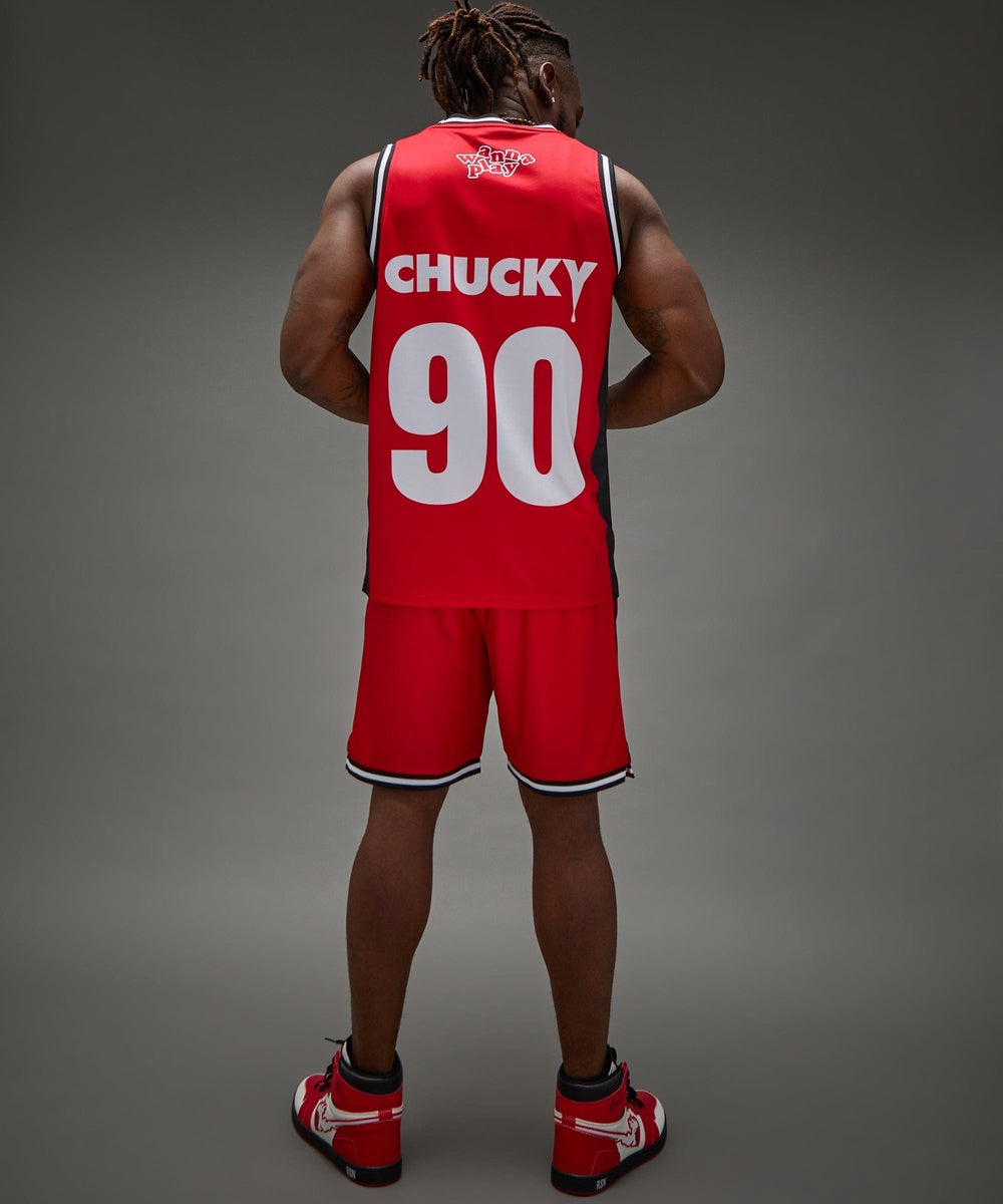 Chucky Basketball Short - Red - Image 14
