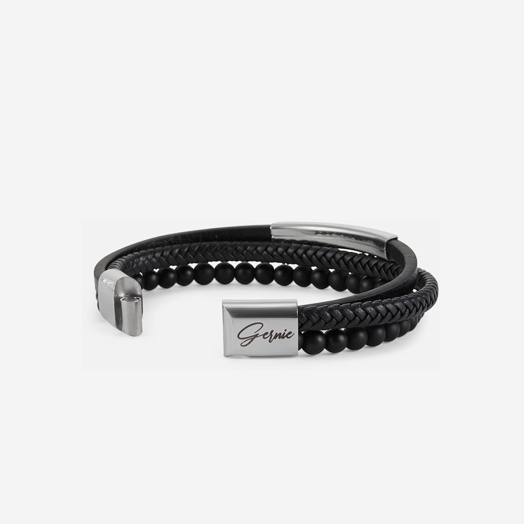 Men's Genuine Leather Anaheim Bracelet - Image 3