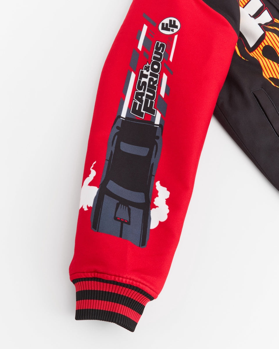 Fast & Furious Control the Drift Varsity Jacket - Black - Image 3