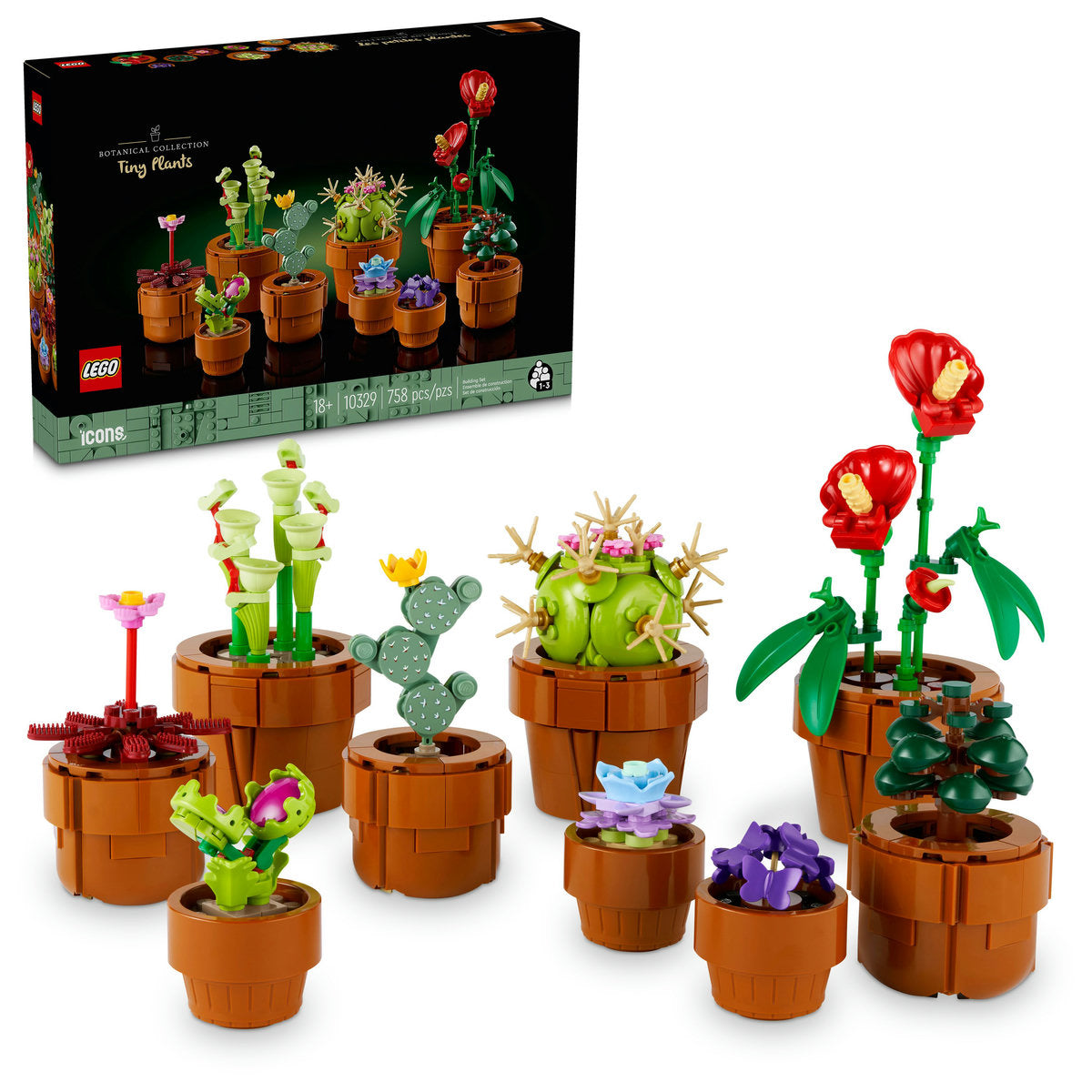 LEGO? Icons Tiny Plants Building Set for Adults 10329 - Image 2