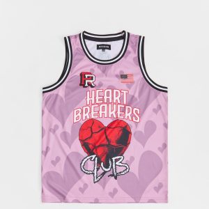 Heart Breakers Club Basketball Jersey - Mauve