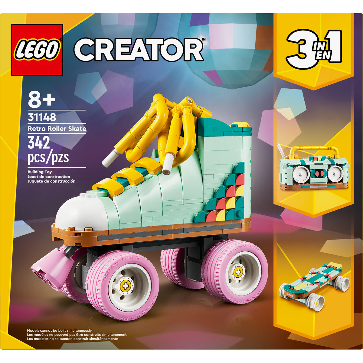 LEGO? Creator Retro Roller Skate 3in1 Toy 31148 - Image 3