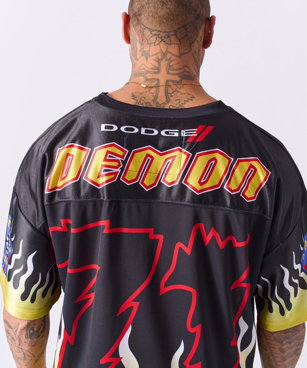 Dodge Football Jersey - Black - Image 4
