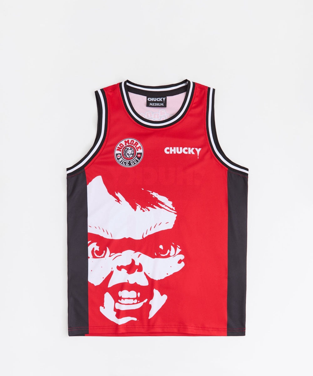 Chucky Basketball Jersey - Red - Image 3