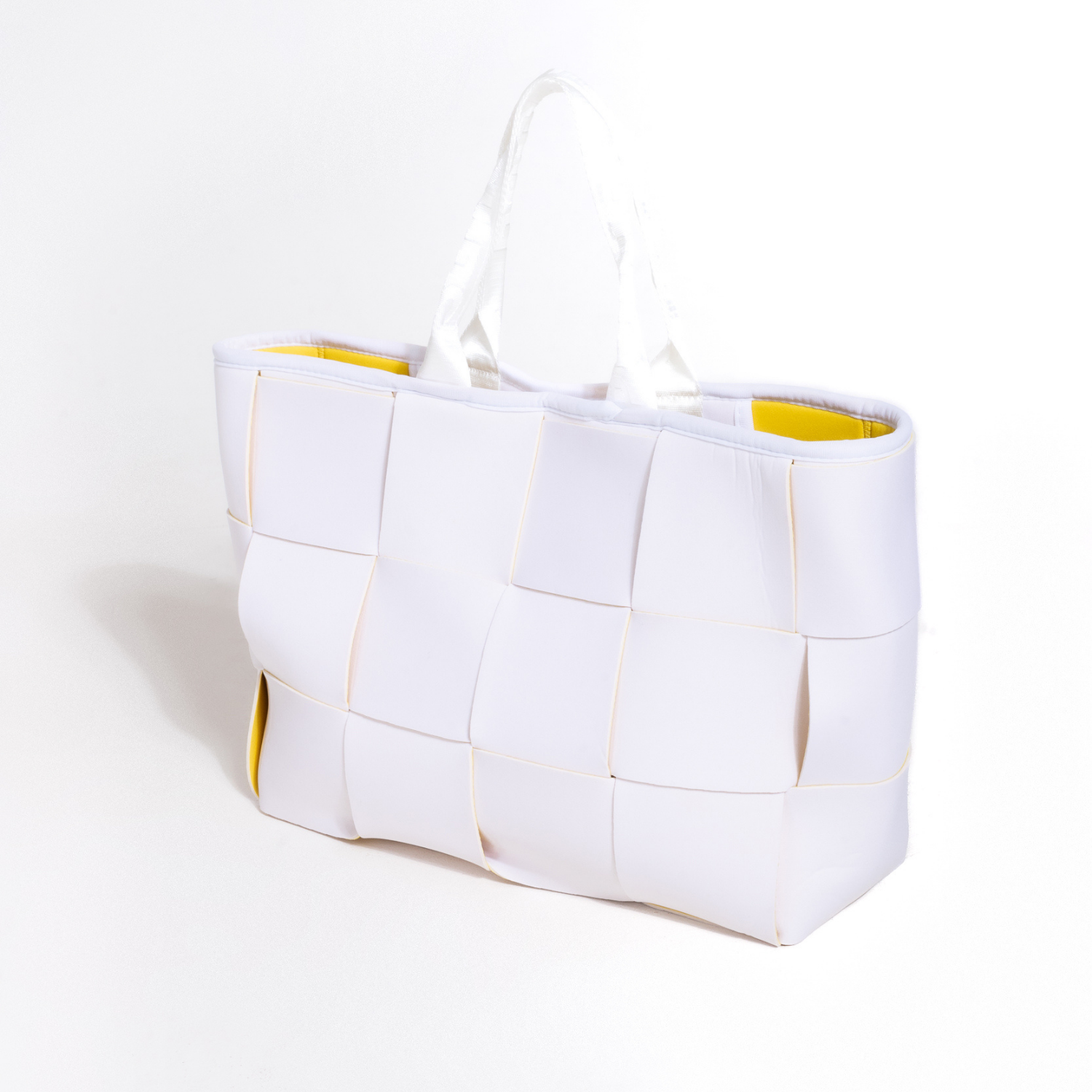 ICON TOTE WHITE YELLOW - Image 2