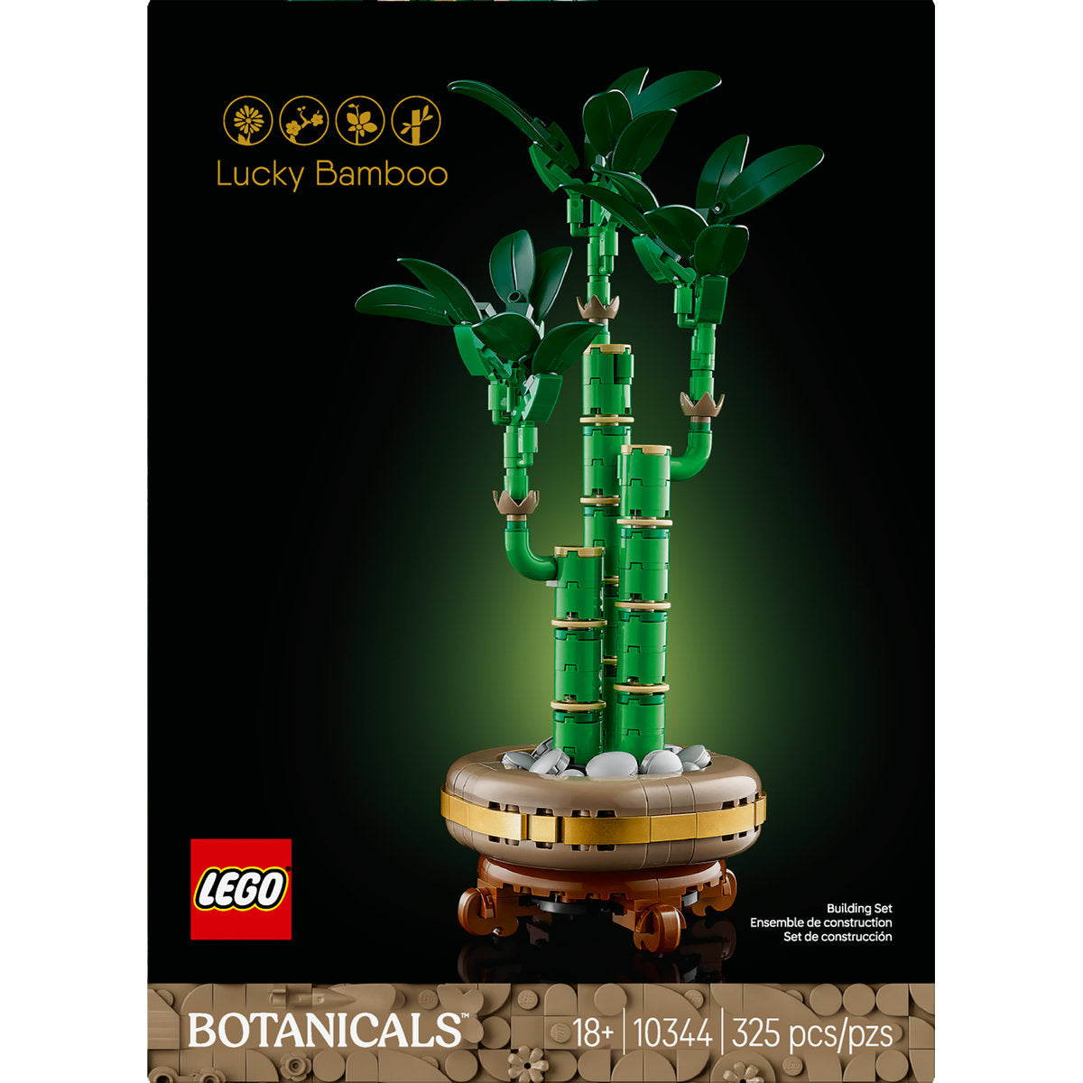 LEGO? Botanicals Lucky Bamboo Plant Decor 10344 - Image 3