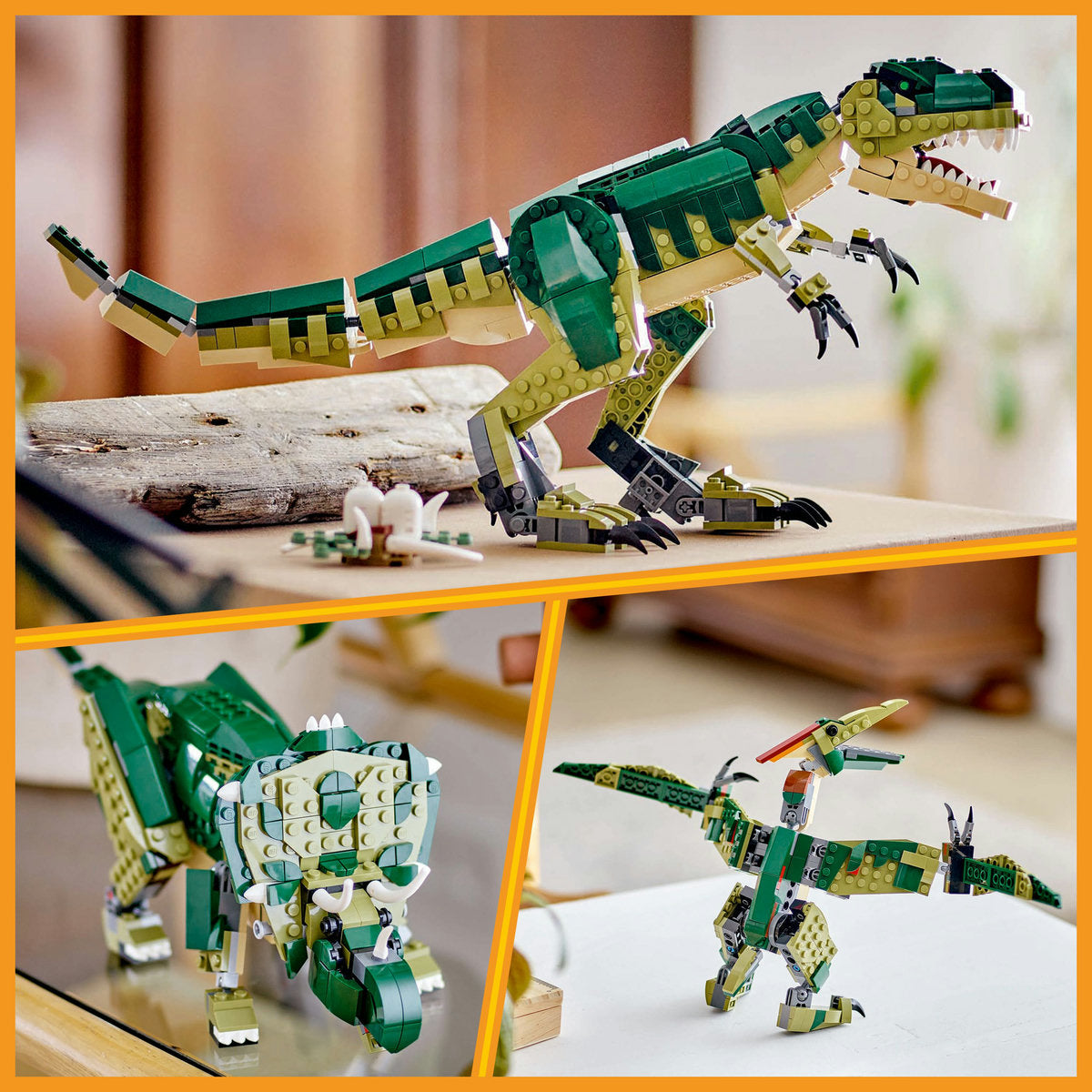 LEGO? Creator 3in1 T. Rex. Dinosaur Toy for Kids 31151 - Image 6