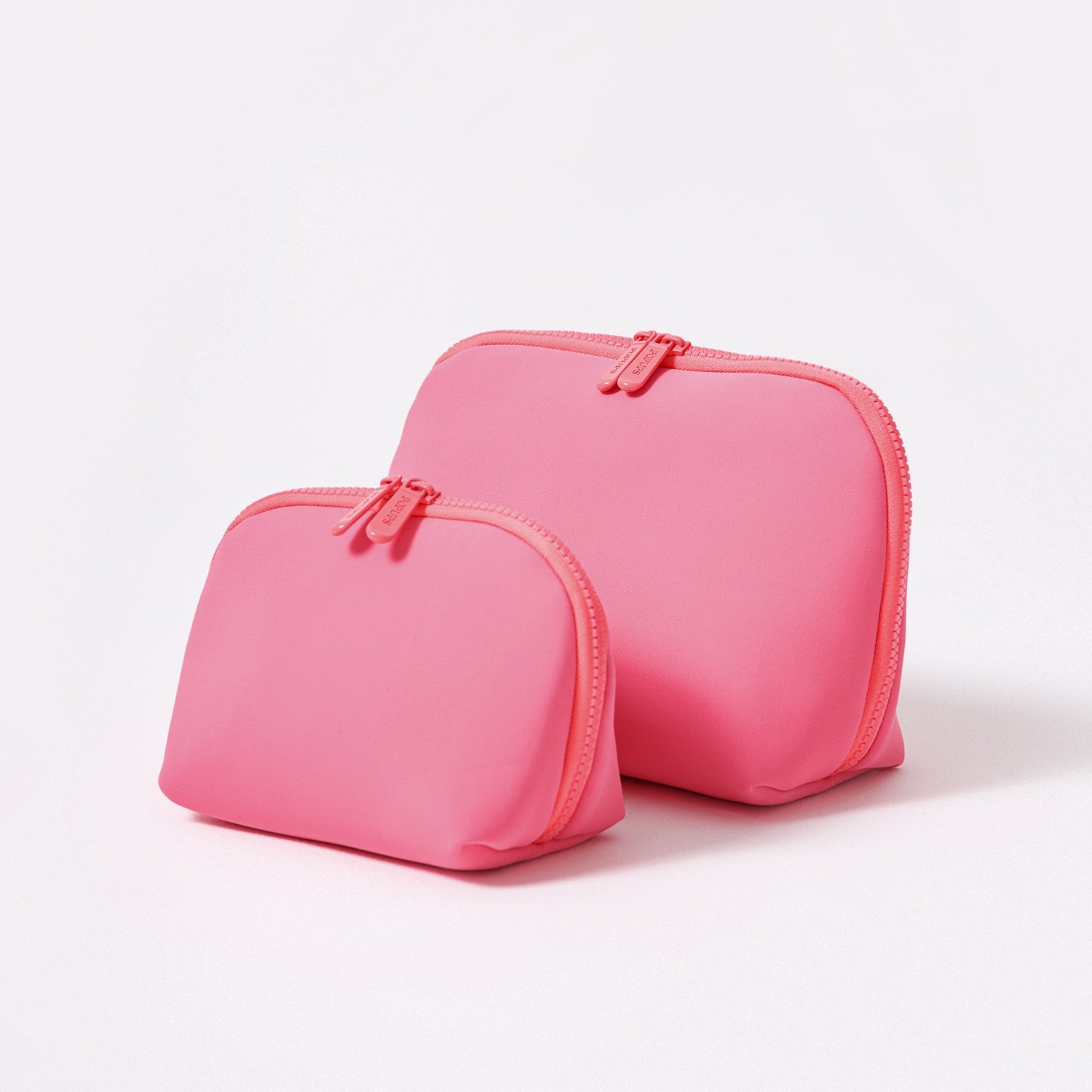 MAKEUP POUCH SET NEON PINK - Image 2