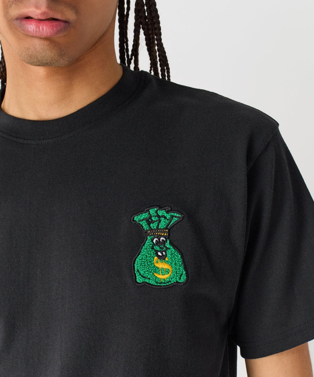 Money Bags Short Sleeve Tee - Black - Image 5