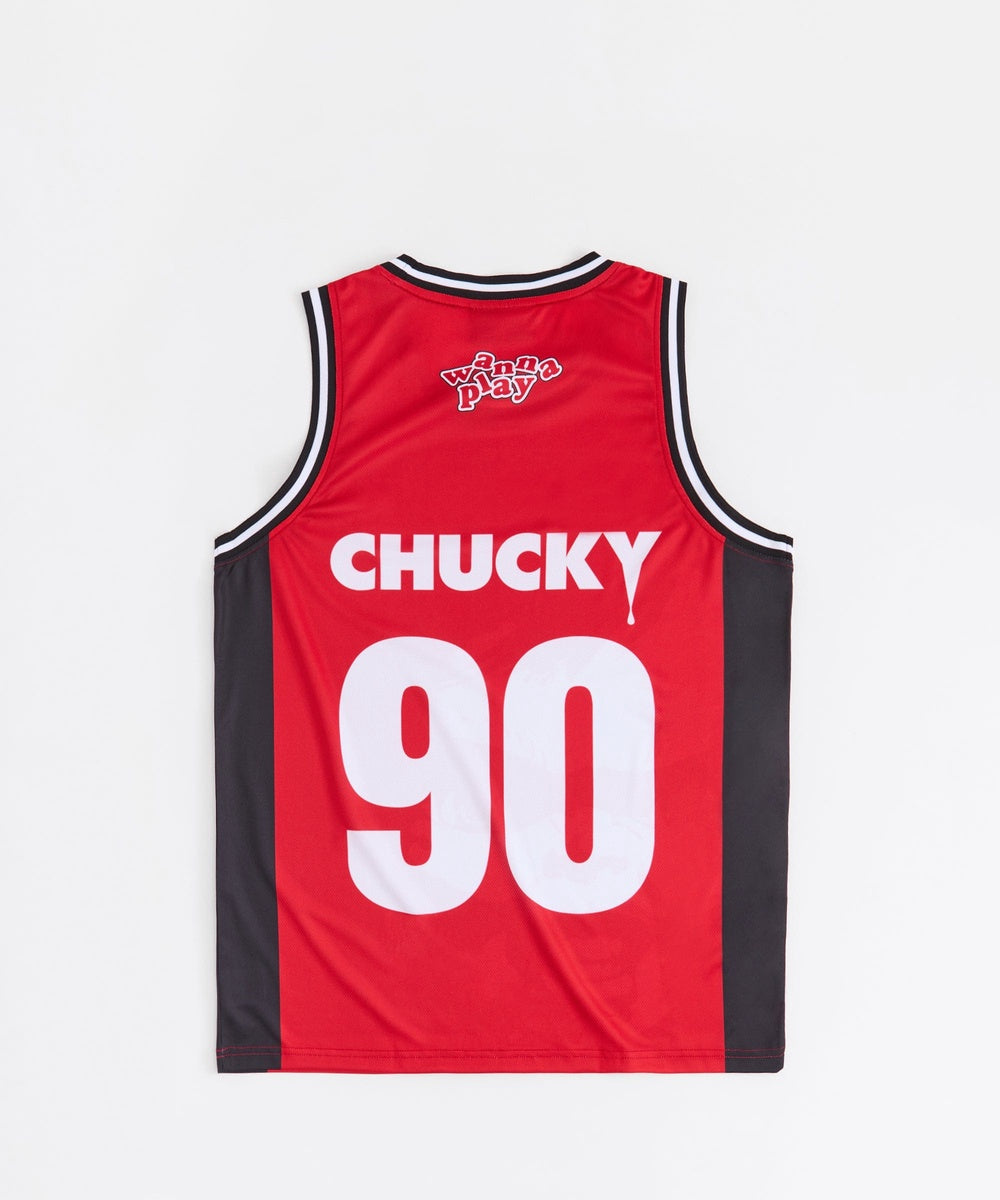 Chucky Basketball Jersey - Red - Image 4