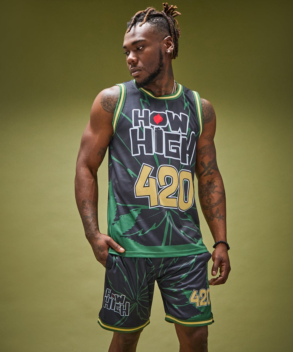 How High Basketball Short - Black - Image 9