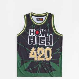 How High Basketball Jersey - Black