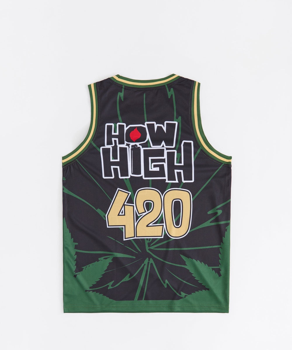 How High Basketball Jersey - Black - Image 2