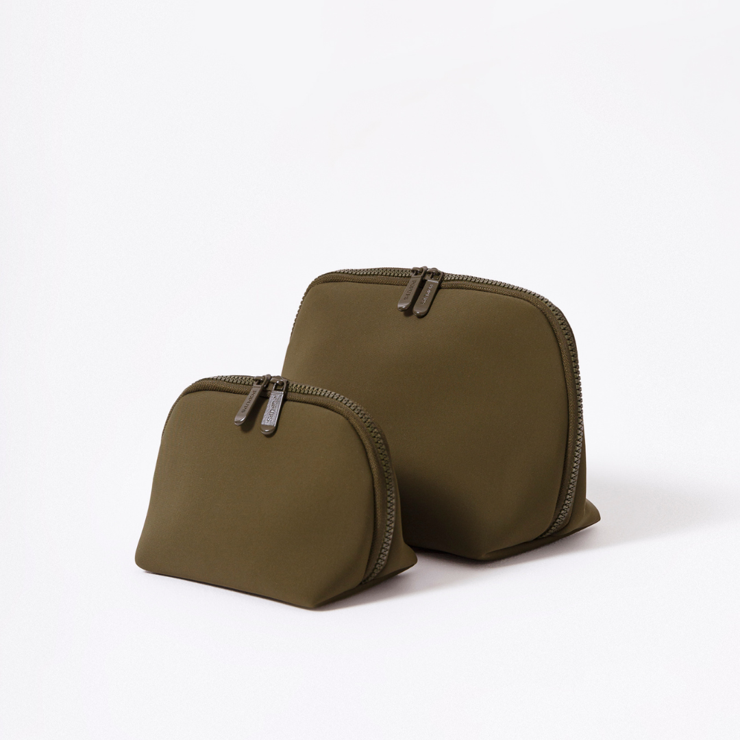 MAKEUP POUCH SET SAFARI GREEN - Image 2