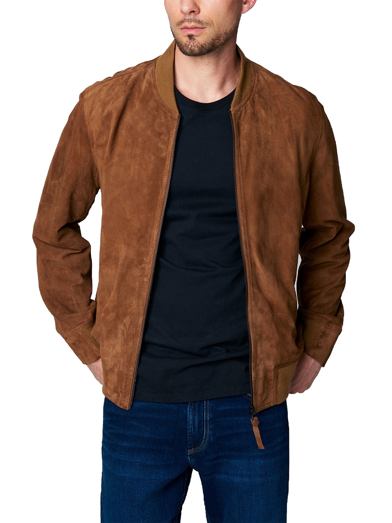 Suede Bomber Jacket - Image 2