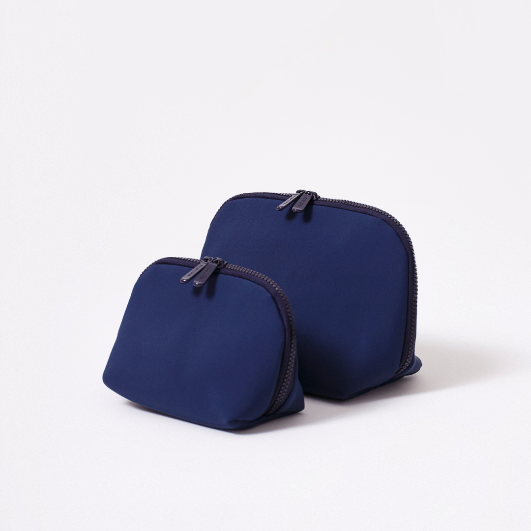 MAKEUP POUCH SET DEEP BLUE - Image 2