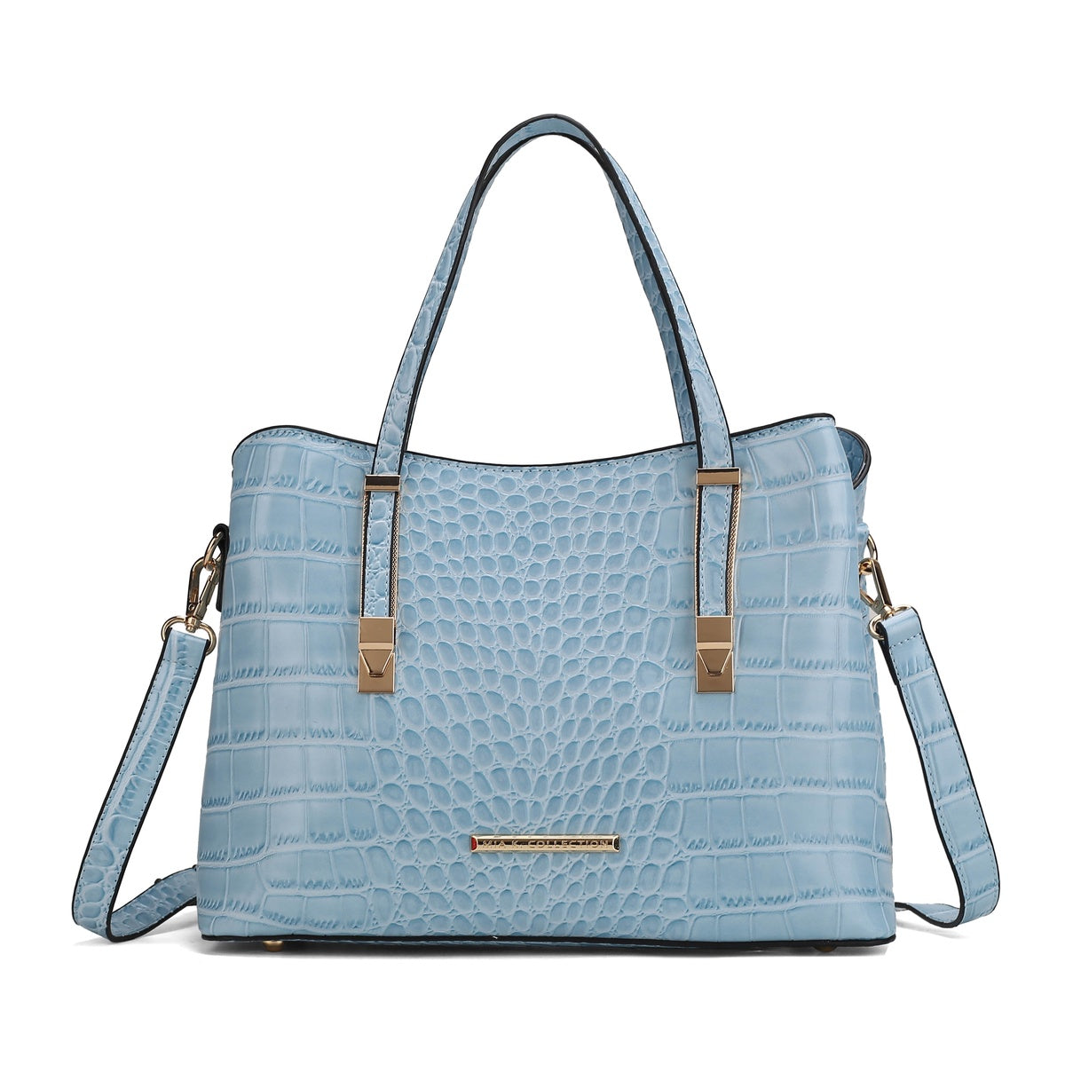 Aurelia Embossed Shoulder Bag - Image 7