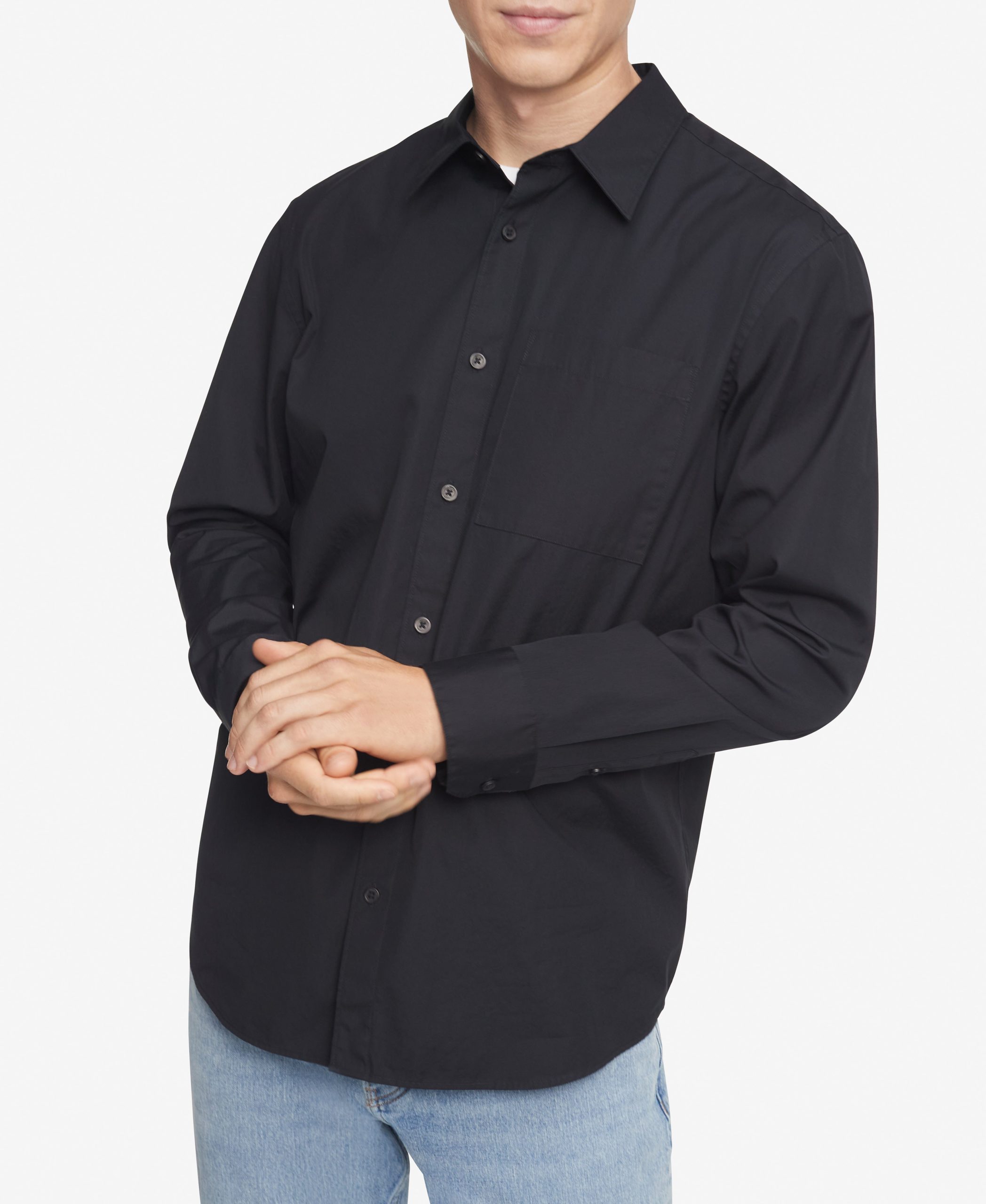 Long Sleeves Pocket Easy Shirt - Image 3
