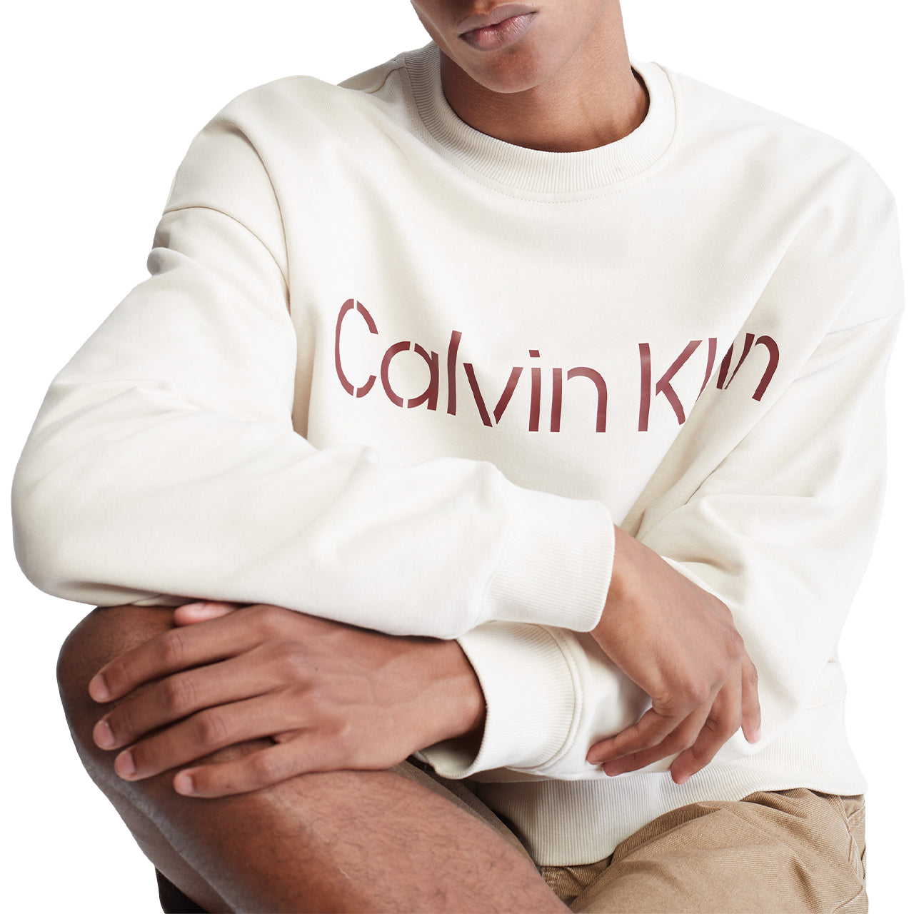 Long Sleeves Relaxed Stencil Crewneck Sweatshirt - Image 2