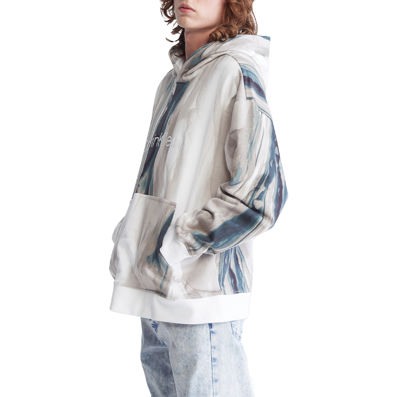Long Sleeves Marble Hoody - Image 3