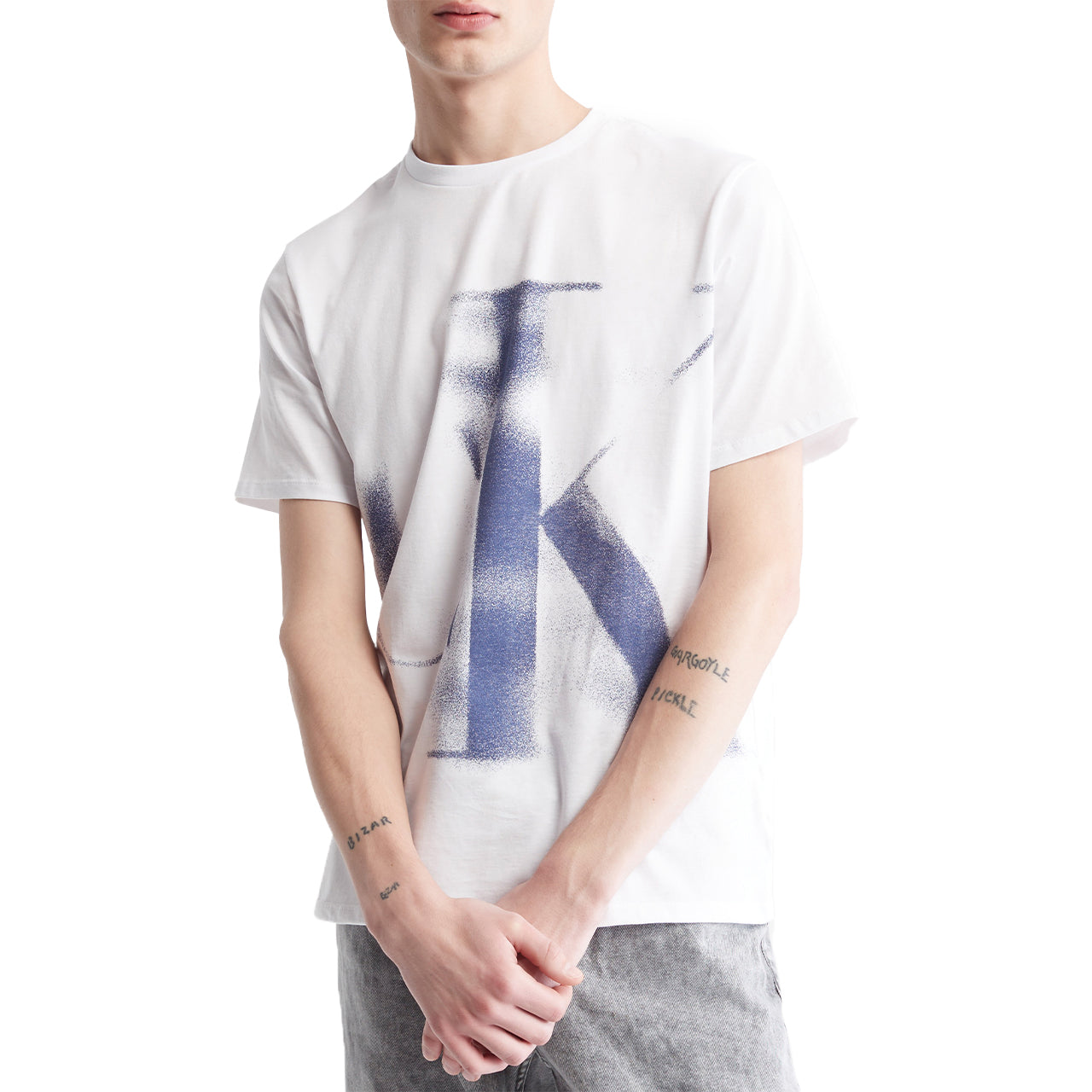 Short Sleeves Blur Logo Tee - Image 2