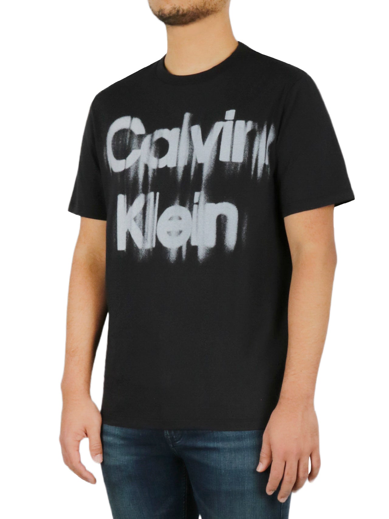 Short Sleeves Graffiti Logo Tee - Image 3