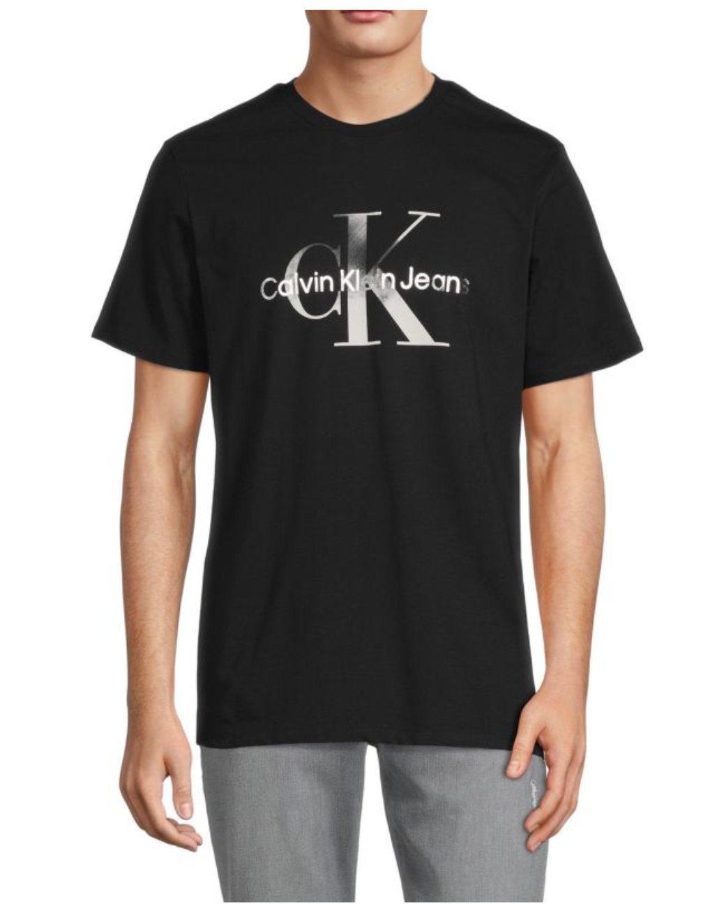 Short Sleeves Gradient Monogram Tee - Image 5