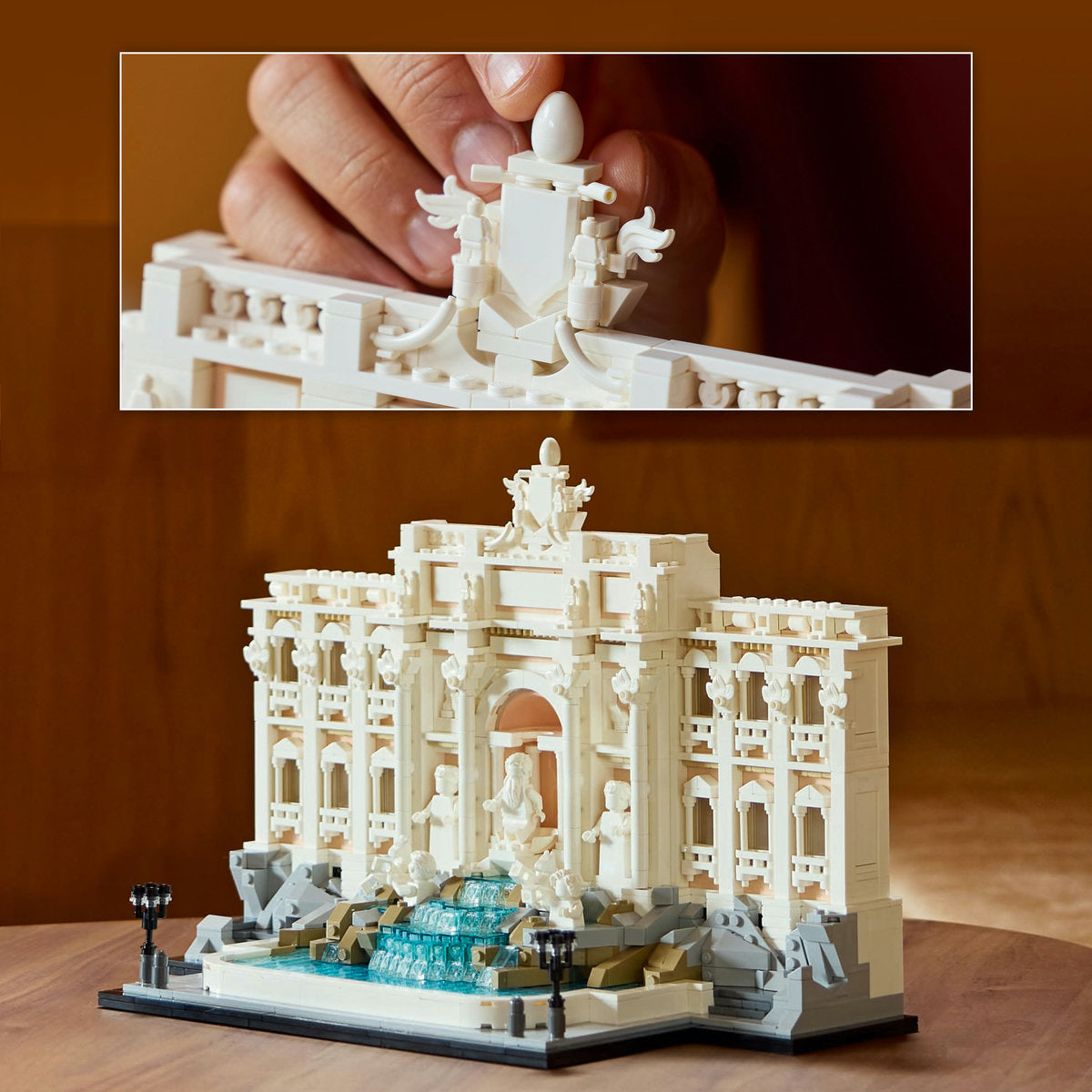 LEGO? Architecture Trevi Fountain Model. Italian Landmark Rome Memorabilia 21062 - Image 7