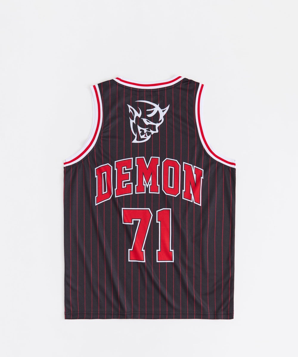Dodge Demon Basketball Jersey - Black - Image 2